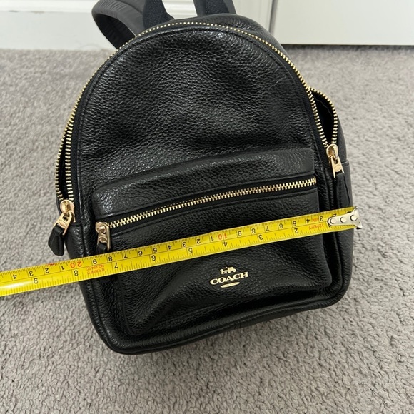 COACH Mini Charlie Backpack in Pebble Leather - Picture 12 of 12